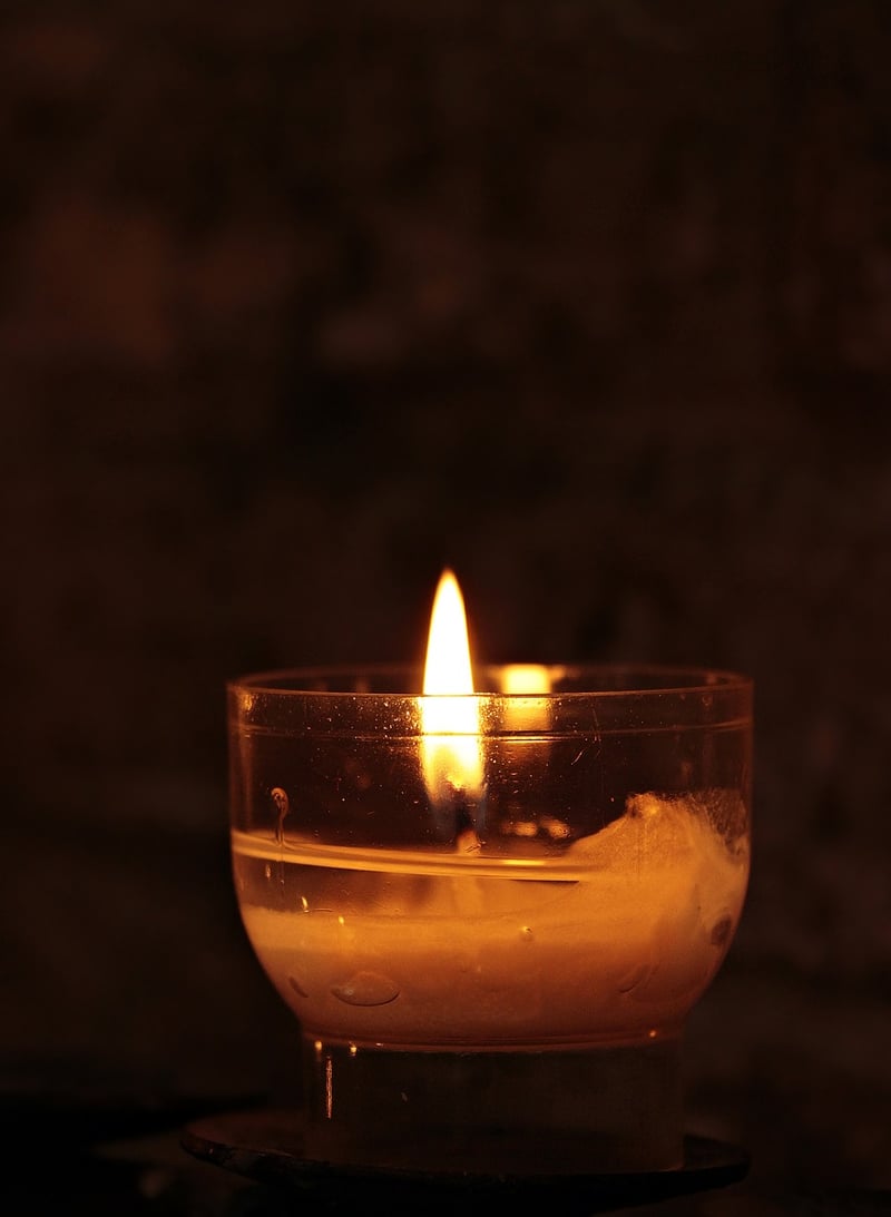 Starry Night Sky Candle
